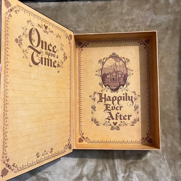 Disney Parks Once Upon A Time Story Book Keepsake Box and Photo Frame NWT - Picture 6 of 8